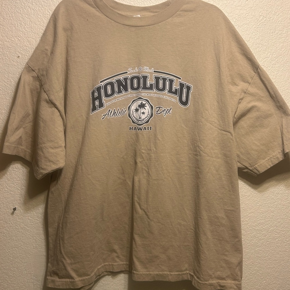 AlStyle Tan Short Sleeve Tee